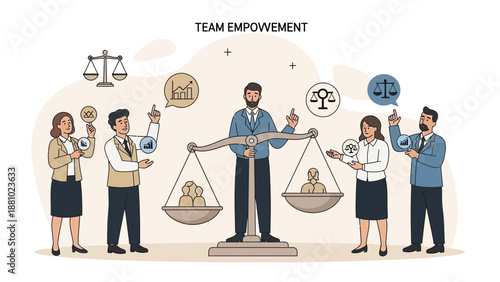 Team Empowerment and Balance: Business Collaboration and Fairness Concept