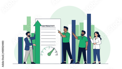 Teamwork and Growth: Business Productivity Boost