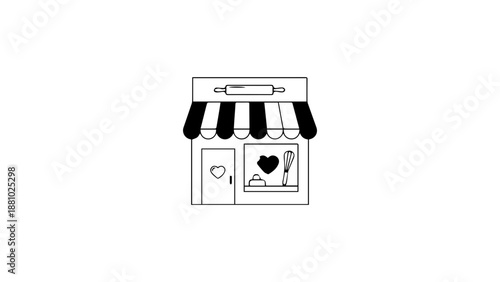 Vintage camera with film strip isolated on white background, Vector