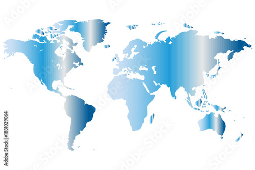 blue world map,
World Map Showing Continents and Oceans on Transparent Background Vector