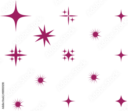 Purple starburst pattern