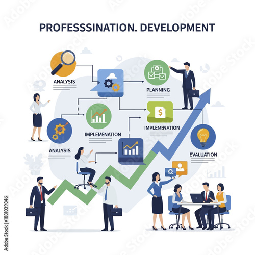 Business Professionals Discussing Project Development Plans.