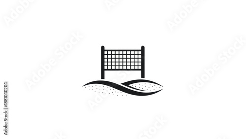 Beach Volleyball Net Icon