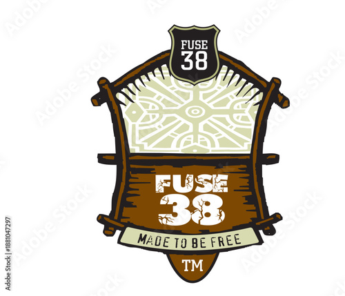 Fuse 38 Logo Design with Circuit Board and Typography