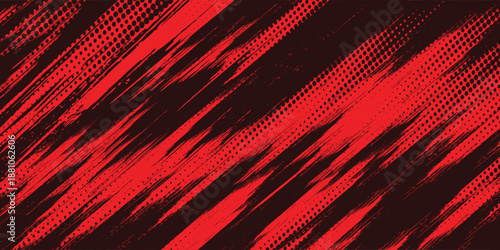 black red dragon decal brush fire volcano lava sakura Asia Japan anime style illustration sporty background banner style illustration. modern