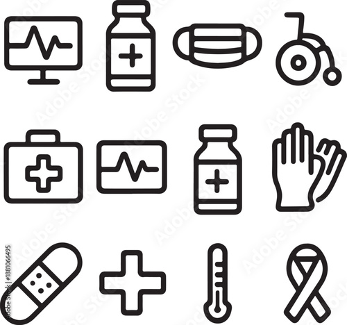 Medical & Healthcare Icons