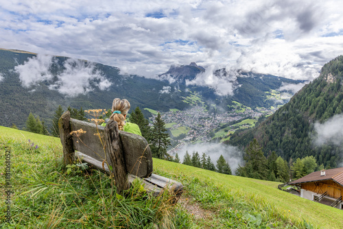 Blick in das Grödner Tal