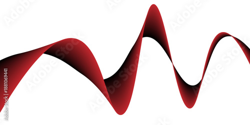 A red high heel shoe features a satin ribbon bow and heart shape decoration for a Valentine or Christmas holiday gift card illustration symbolizing love and romance in a red celebration design