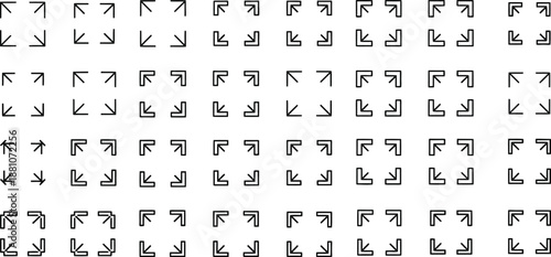 Arrow icons represent expand and contract functionality for the user.