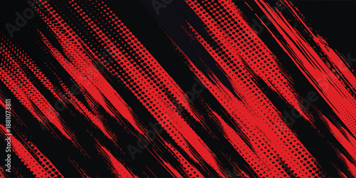 black red dragon decal brush fire volcano lava sakura Asia Japan anime style illustration sporty background banner style illustration