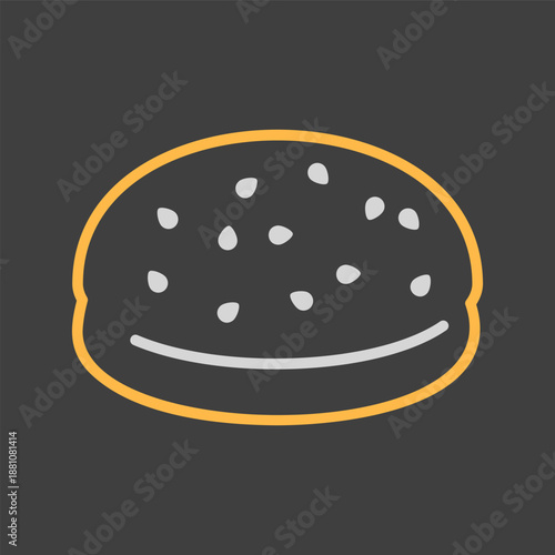 Classic Burger Bun with Sesame Seeds