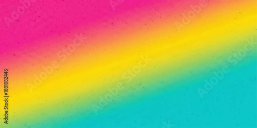 An abstract rainbow background features a colorful geometric pattern of bright spectrum lines and gradient shapes in a seamless vector illustration template for a modern wallpaper design