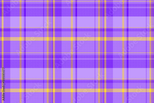 Herringbone background plaid tartan, nobility pattern seamless check. Linen vector texture textile fabric in violet and bright colors.