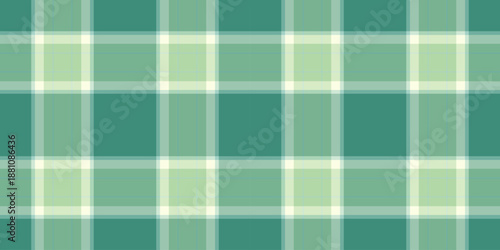 Diverse check fabric pattern, king vector seamless textile. Summer texture plaid background tartan in light and teal colors.
