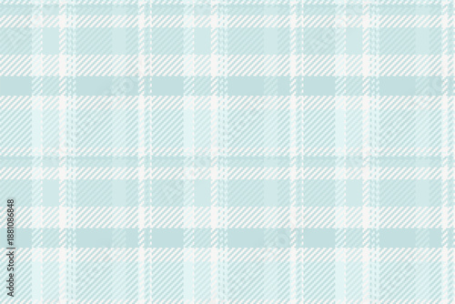Yuletide plaid pattern fabric, trim tartan texture seamless. Garment textile check background vector in light and white colors.