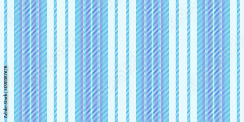 Aress vector pattern seamless, multicolor texture vertical textile. Nhop stripe background lines fabric in light and cyan colors.