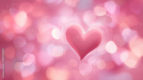 Romantic Valentine’s Day Mockup with Heart Cookies and Gift Box.Hand-Painted Watercolor Hearts Seamless Pattern on White Background.Playful Lips and Kisses Seamless Pattern with Mockups