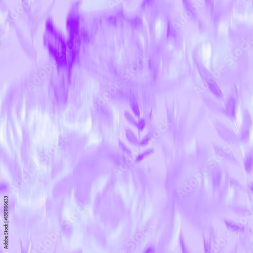 Seamless pattern with a blur effect and flowers for textiles. High quality photo