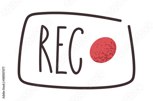 Recording hand drawn bogging element