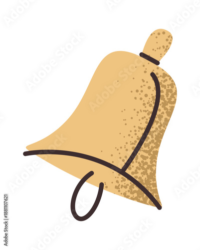 Bell notification symbol blogging element