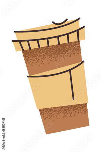 Takeaway coffee cup blogger drink