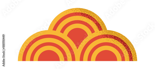 Chinese natural decorative element design