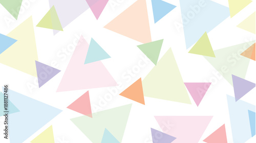 抽象的　三角形　カラフル　模様　背景