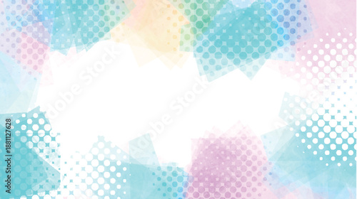 和紙　フレーム　パステル　模様　背景