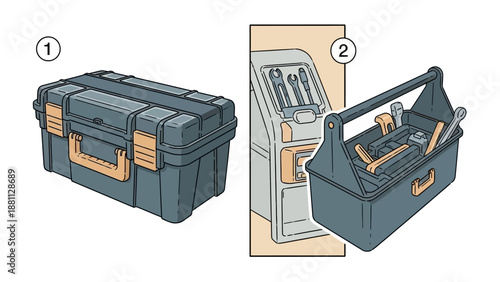 Toolbox design: versatile tool storage and organization solutions
