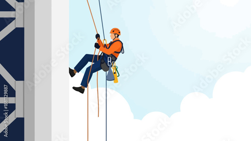 Urban climber: safety gear and techniques for skyscraper builders