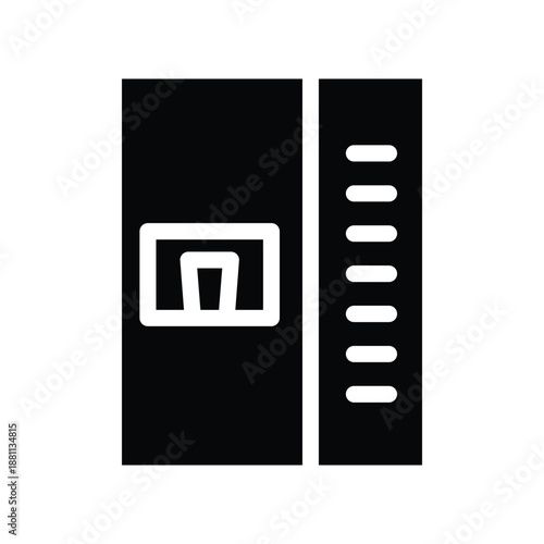 water dispenser solid icon vector design good for web or mobile app