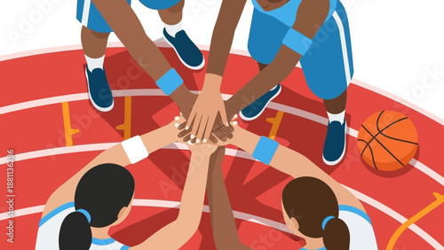 Unity in basketball: teamwork and cooperation on the court