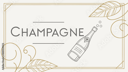 Hand drawn vintage vector illustration of a bird and abstract background pattern for a restaurant menu template or business logo card design with wine bottle icons and paper texture art