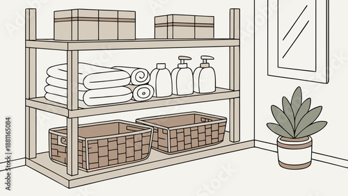 3D vector illustration of an architect's interior design project featuring a man and woman in a home bedroom sketch with modern furniture and apartment wall construction plan