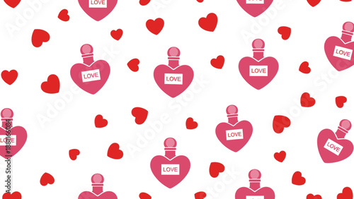 Valentine's Day heart love symbol pattern.