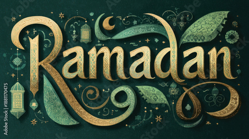 Ramadan Decorative Typography
