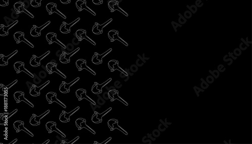 Clove Spice Seamless Pattern Minimal Culinary Background