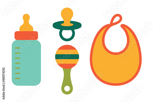 Colorful Baby Essentials for Newborns and Infants, Nursery Decor, and Parenting