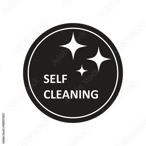 Self Cleaning Icon Simple Vector Illustration