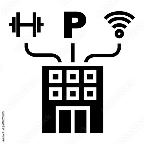 amenities Solid icon