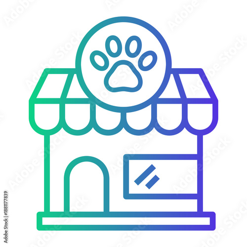 amenities Line Gradient Icon