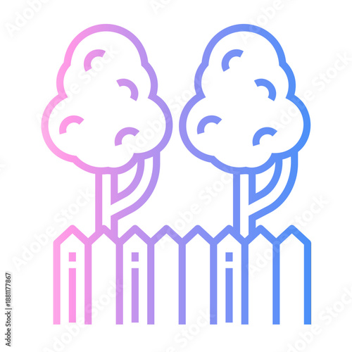 amenities Line Gradient Icon