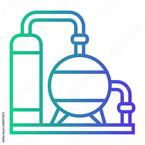 amenities Line Gradient Icon