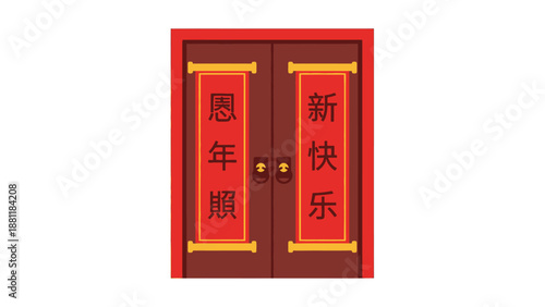 A vibrant sunset casts a golden glow over a calm tropical beach where turquoise waves gently lap against pristine white sand and leaning palm trees