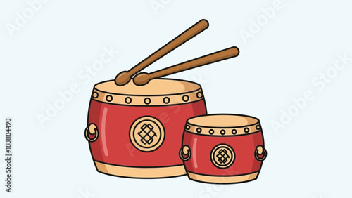 A vibrant sunset casts a golden glow over a calm tropical beach where turquoise waves gently lap against pristine white sand and leaning palm trees