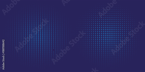 blue wavy halftone background. Dot pop art sport style modern arts dot blue