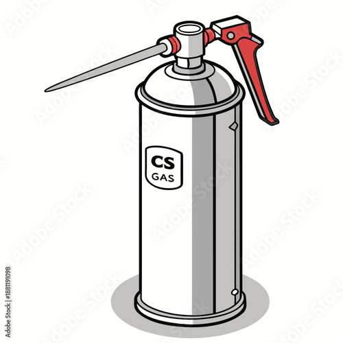 CS Gas Spray Canister