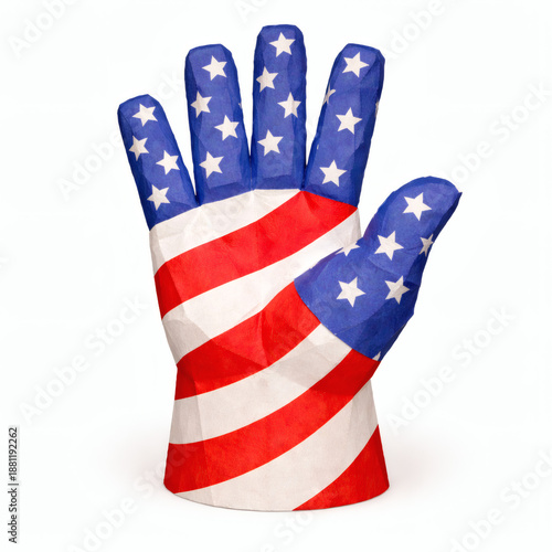 Patriotic Hand:  A uniquely...