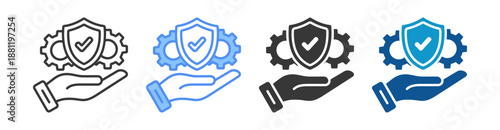 Security Icon Set Multiple Style Collection