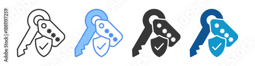 Token Icon Set Multiple Style Collection